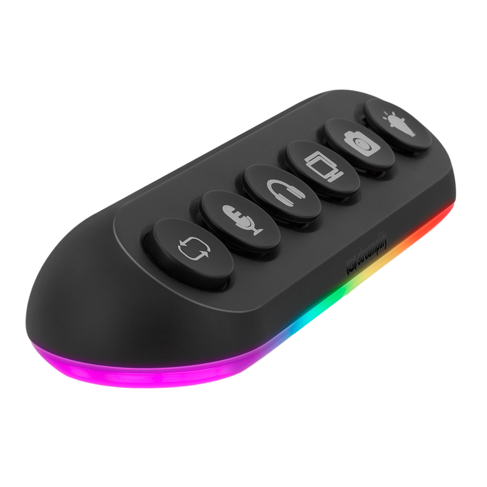 STREAMPLIFY HUB DECK 5 RGB - Black