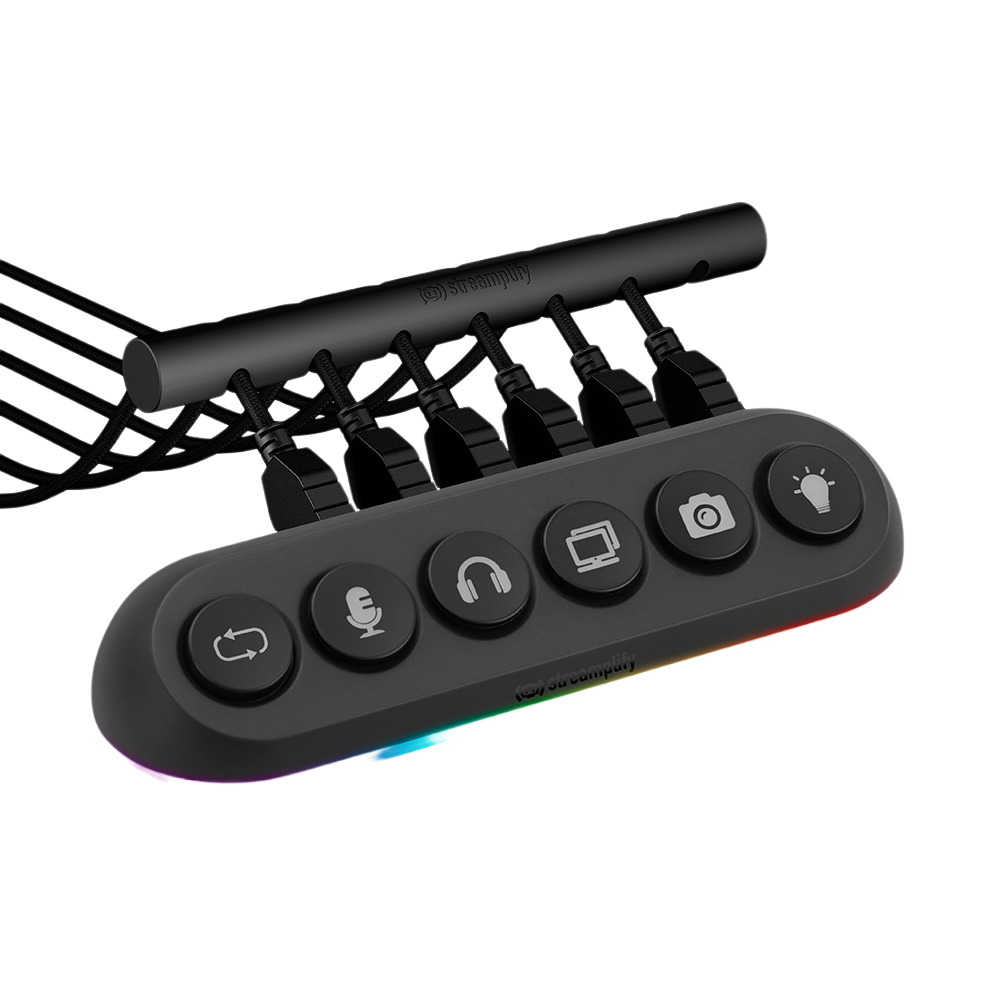STREAMPLIFY HUB DECK 5 RGB - Black