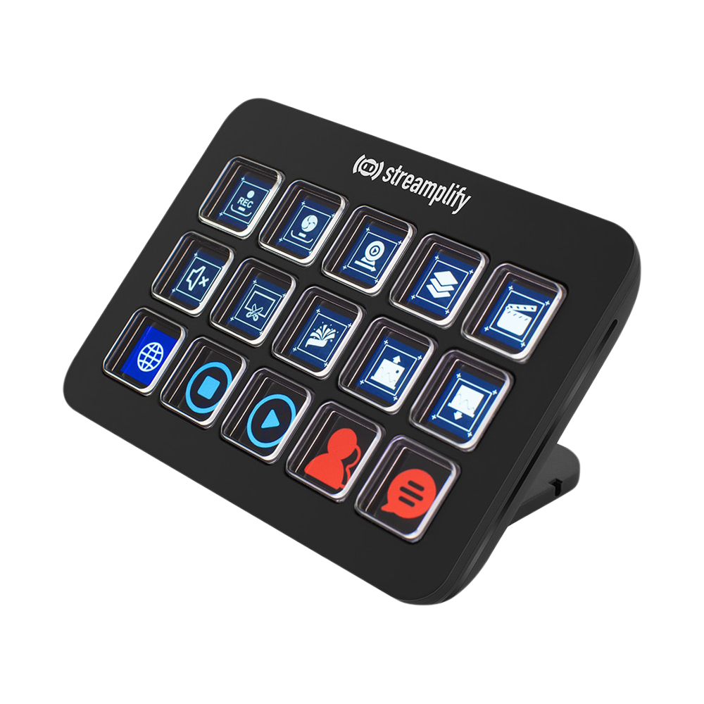 STREAMPLIFY STREAMING DECK LCD Black