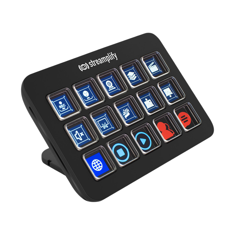 STREAMPLIFY STREAMING DECK LCD Black