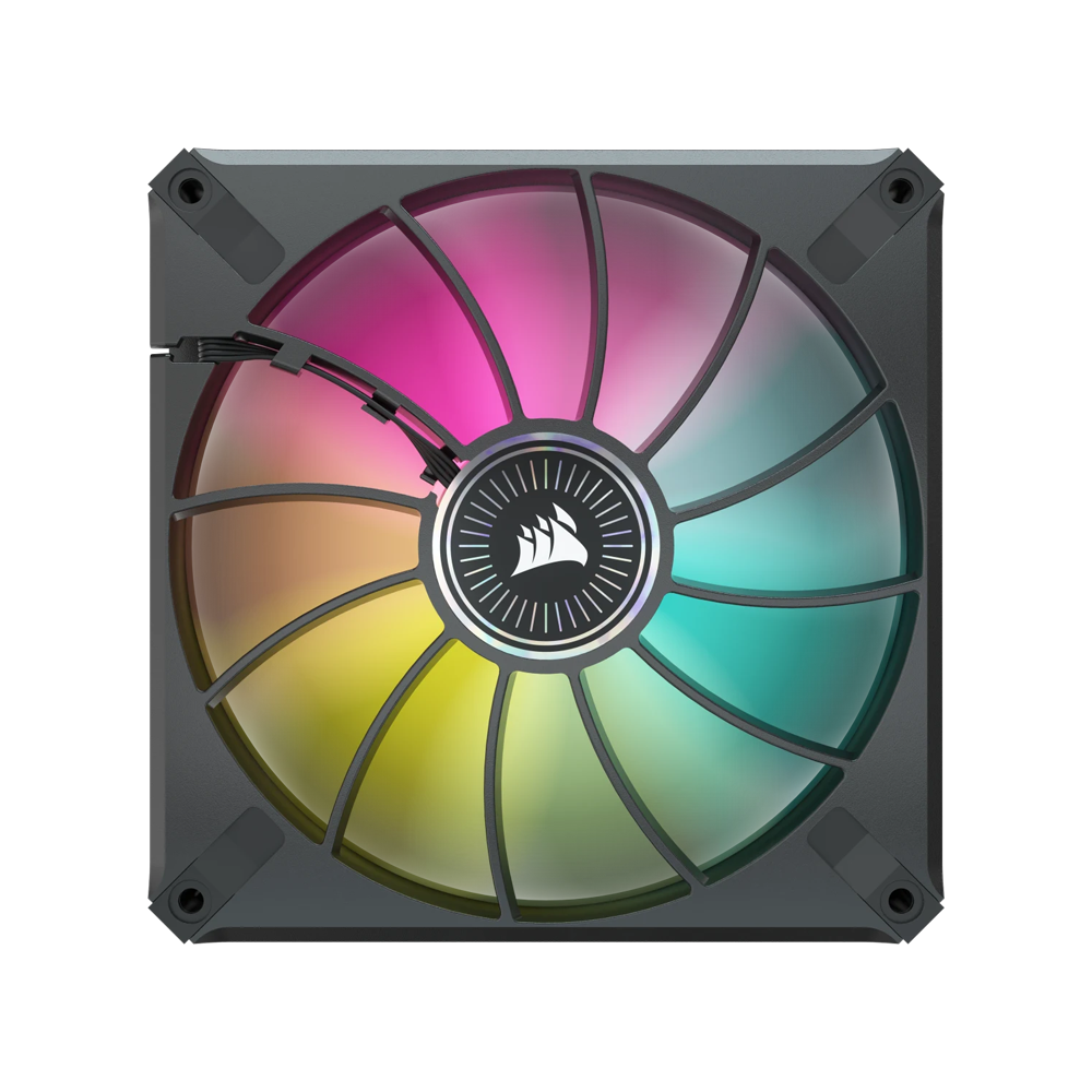 CORSAIR iCUE ML140 RGB ELITE Premium 140mm PWM Magnetic Levitation Fan Single Pack - Black