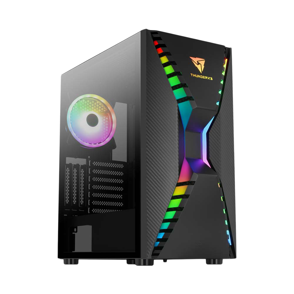 Aerocool Cronus ARGB Mid-Tower Gaming Case - Black