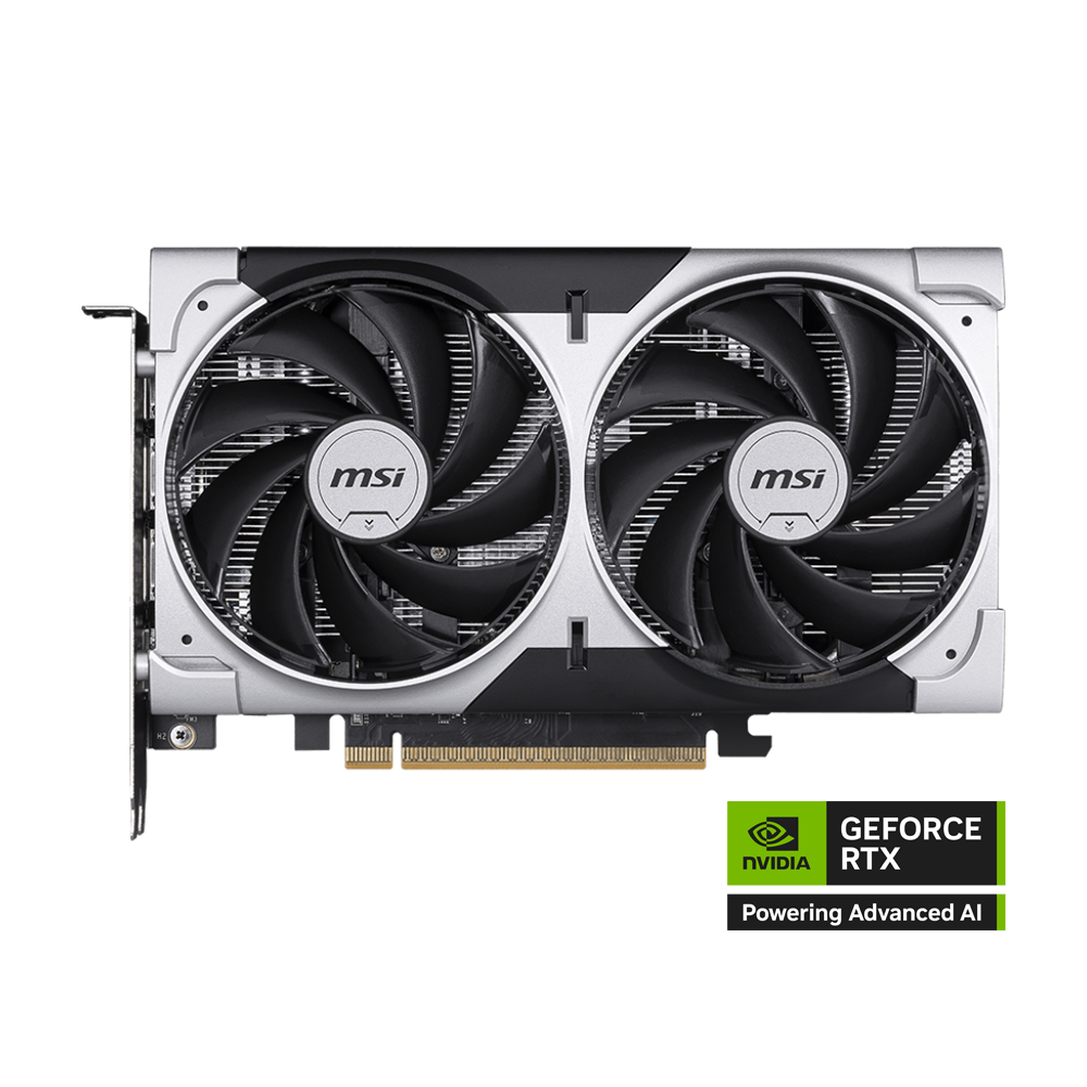 MSI GeForce RTX 5050 8GB VENTUS 2X OC Graphic Card - Silver