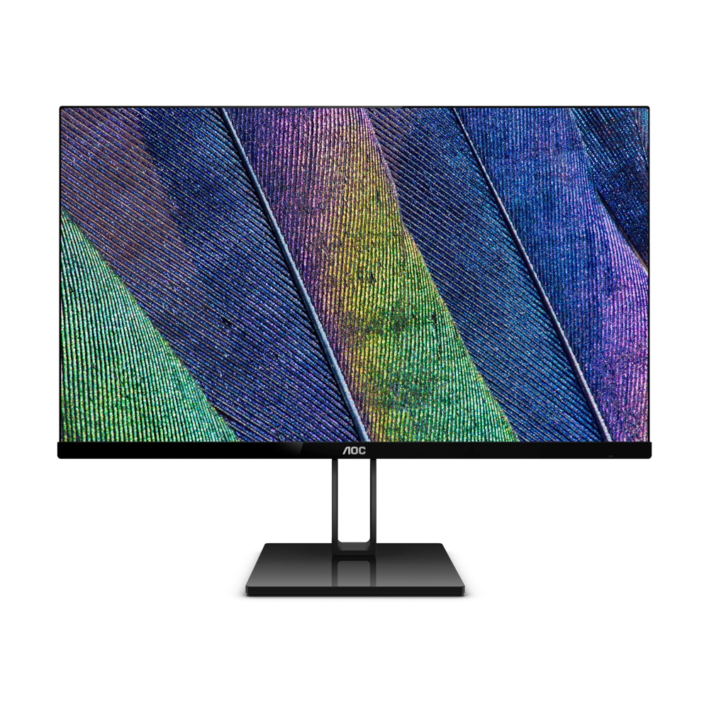AOC 27V2Q 27 Inch 75Hz FHD Monitor - Black