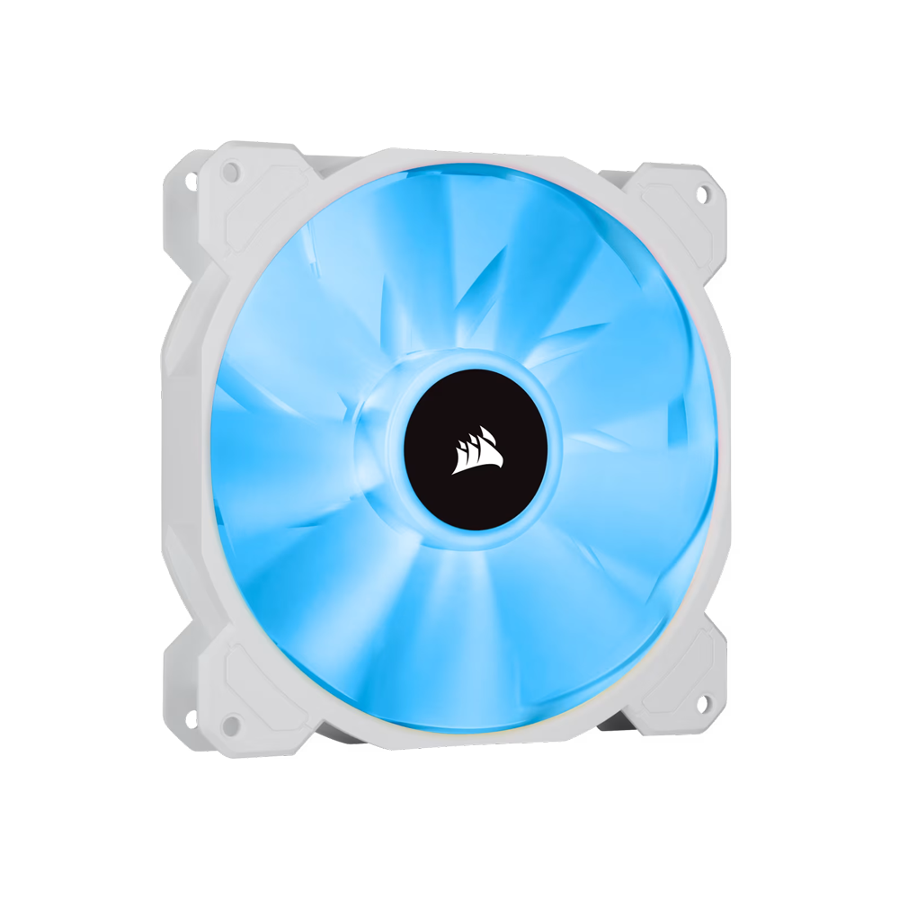 CORSAIR iCUE SP140 RGB ELITE Performance 140mm PWM Fan Dual Fan Kit With Lighting Node Core - White