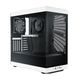HYTE Y40 Panoramic Tempered Glass With Two 120mm fans, PCI-E 4.0 Vertical Mount included ATX Mid Tower Case - Black/White