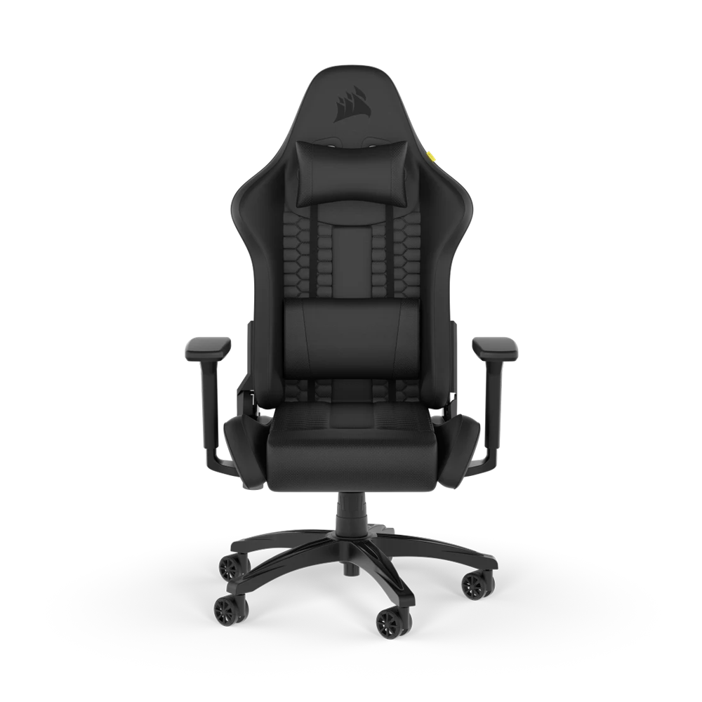 CORSAIR TC100 RELAXED Gaming Chair - Leatherette Black/Black