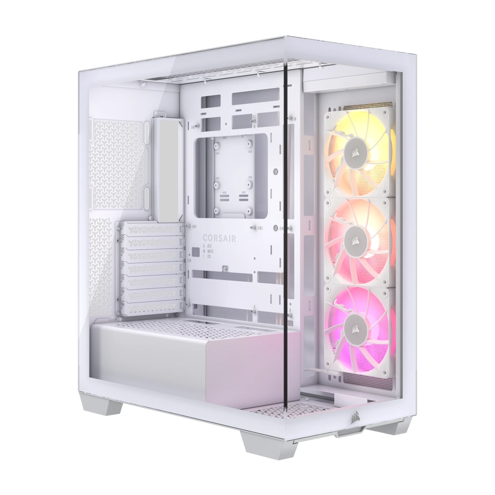 CORSAIR iCUE LINK 3500X RGB Mid Tower Case - White