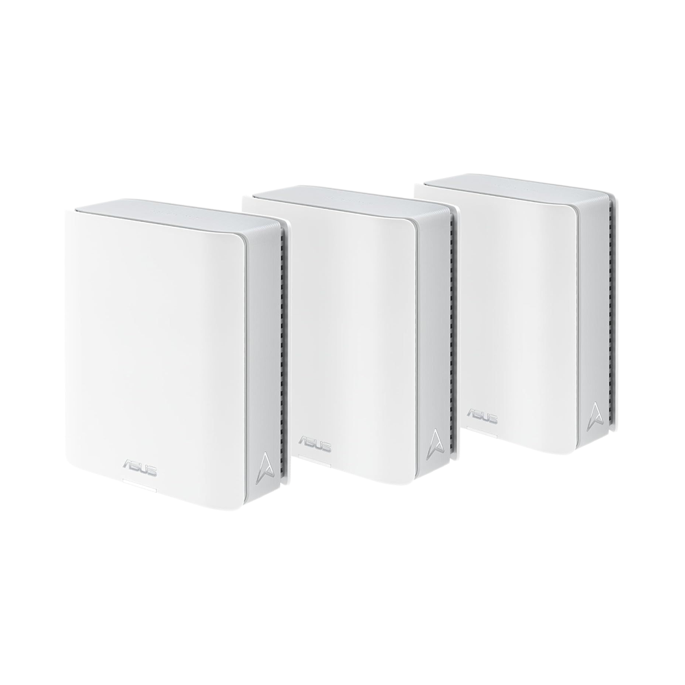 ASUS ZenWiFi BT8 (3pk) Tri-band WiFi 7 Smart AiMesh Extendable Router - White