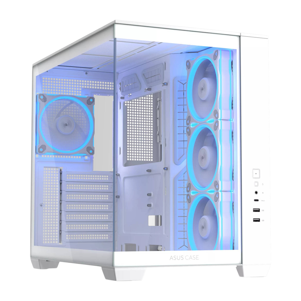 ASUS A32 PLUS ARGB Mid Tower Case - White