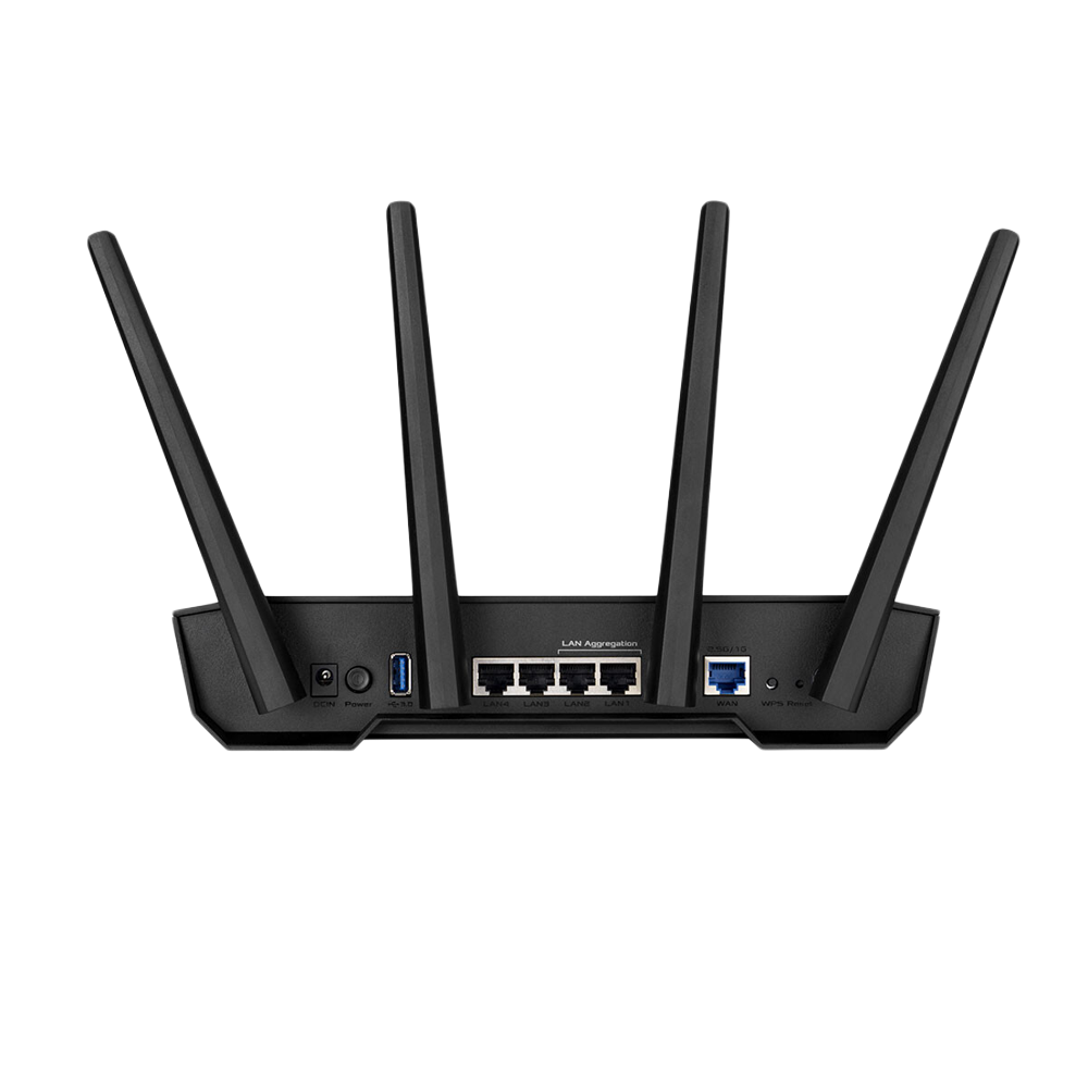 ASUS TUF Gaming AX3000 V2 Dual Band WiFi 6 Gaming Router with Mobile Game Mode - Black