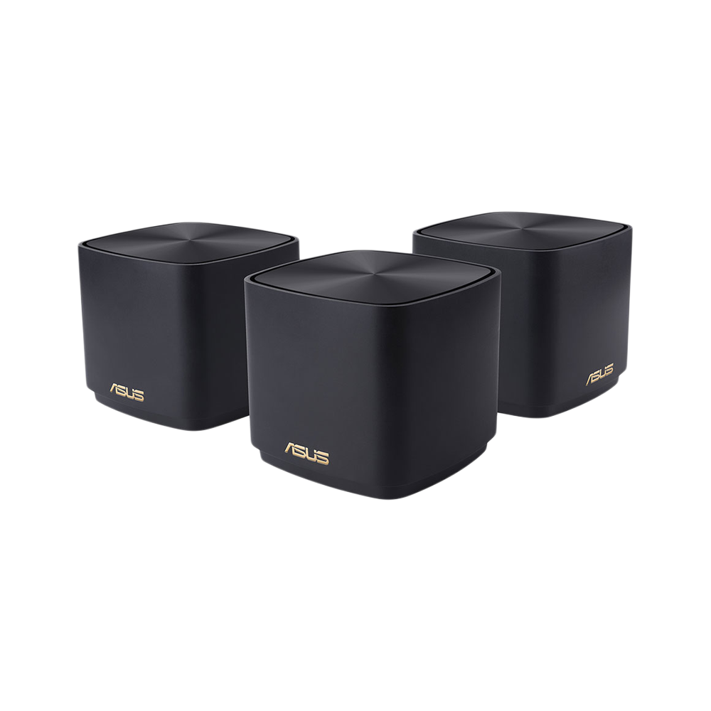 ASUS ZENWIFI XD4 PLUS - AX1800 Whole-Home Mesh WiFi 6 System 3 Pack - Black