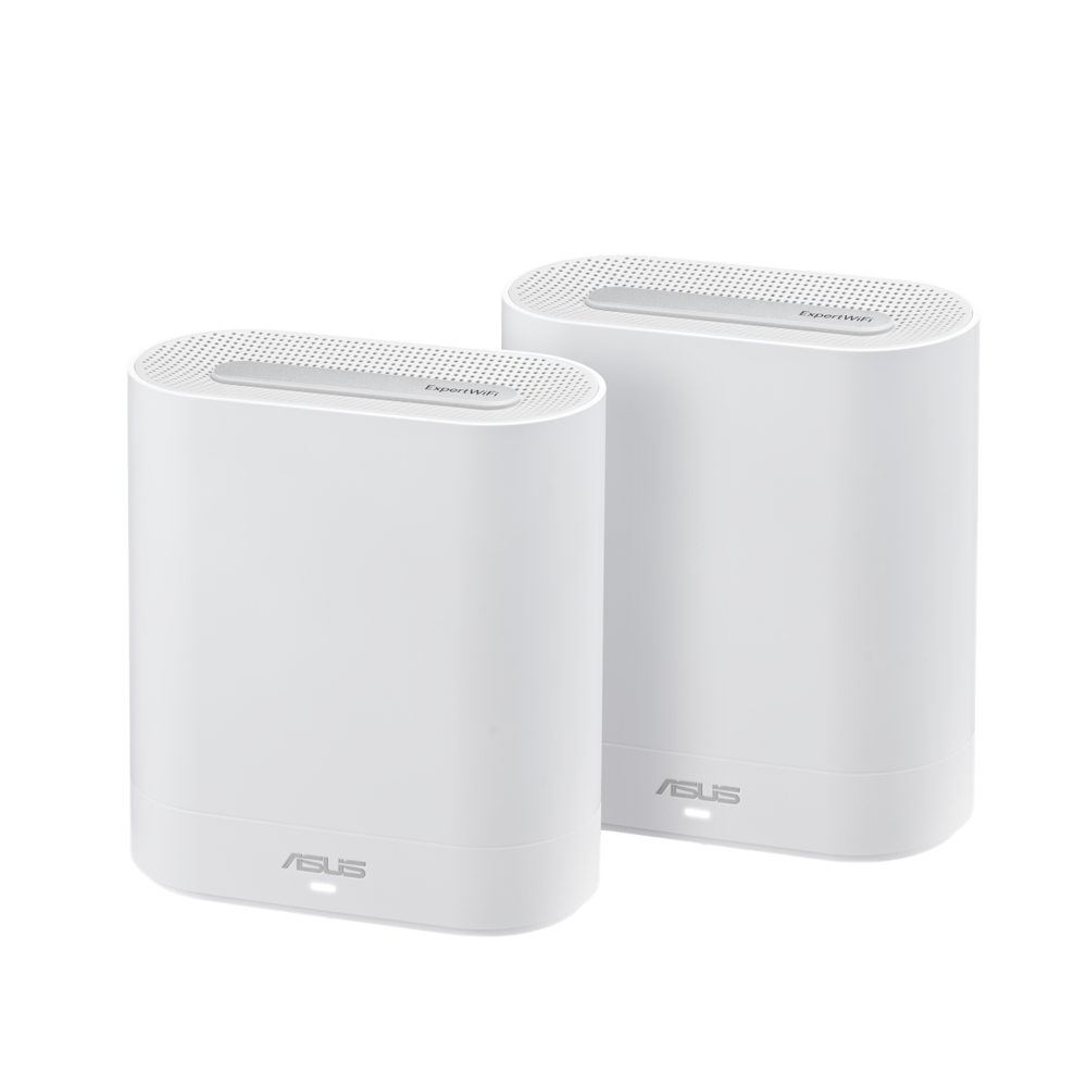 ASUS EXPERTWIFI EBM68 AX7800 Tri-Band WiFi 6 Mesh WiFi System 2 Pack - White