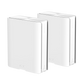 ASUS ZenWiFi BQ16 BE25000 Quad Band WiFi 7 (802.11be) Mesh Router 2 Pack - White