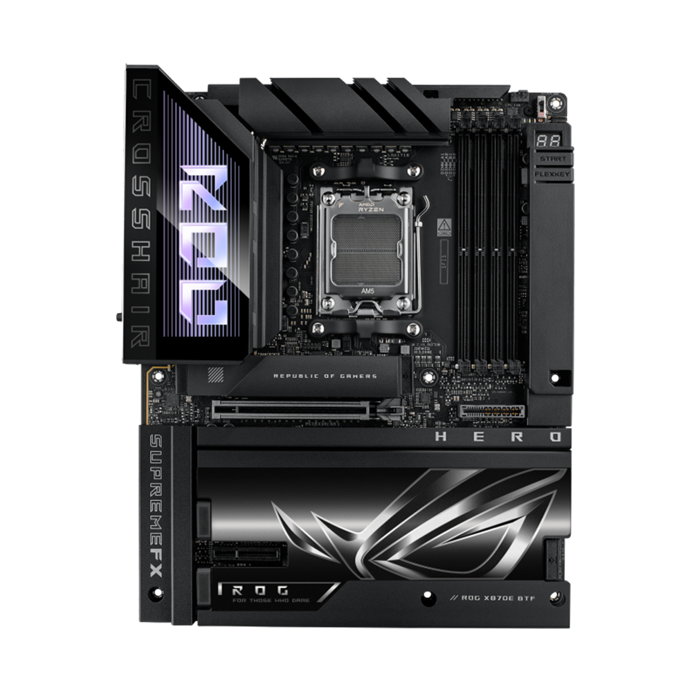 ASUS ROG CROSSHAIR X870E HERO BTF DDR5 ATX Motherboard - Black