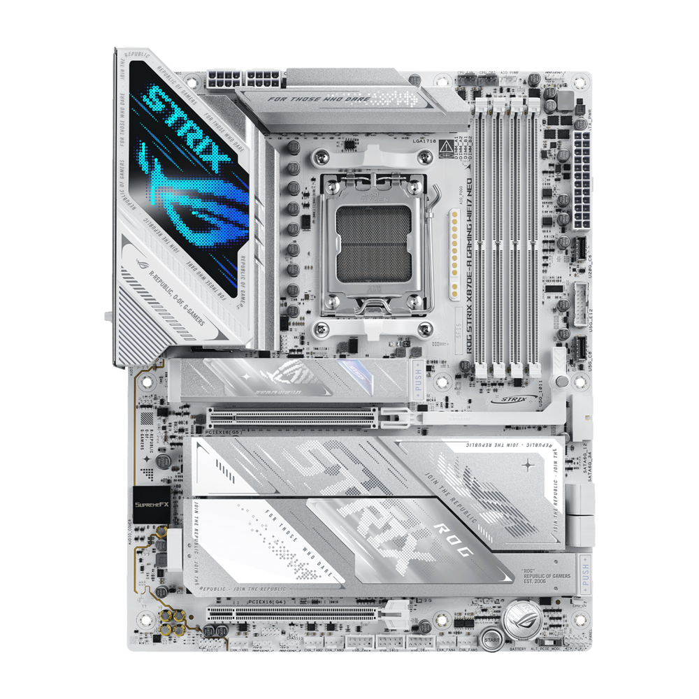 ASUS ROG STRIX X870E-A GAMING NEO DDR5 Motherboard - White
