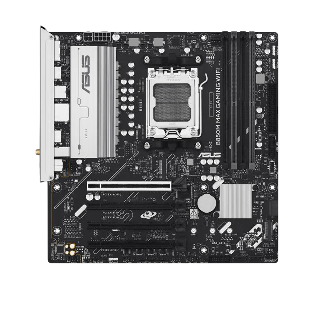 ASUS B850M MAX GAMING WIFI DDR5 Motherboard - Black
