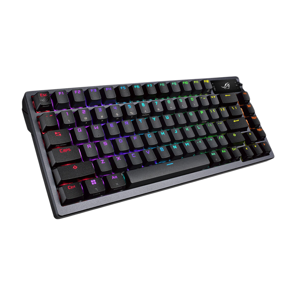 ASUS ROG AZOTH 75% RGB Wireless DIY Mechanical Gaming Keyboard EN/AR - Black