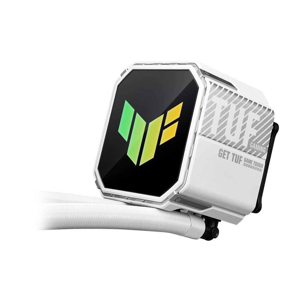 ASUS TUF GAMING III 360 ARGB LCD CPU Liquid Cooler - White