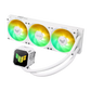 ASUS TUF GAMING III 360 ARGB LCD CPU Liquid Cooler - White