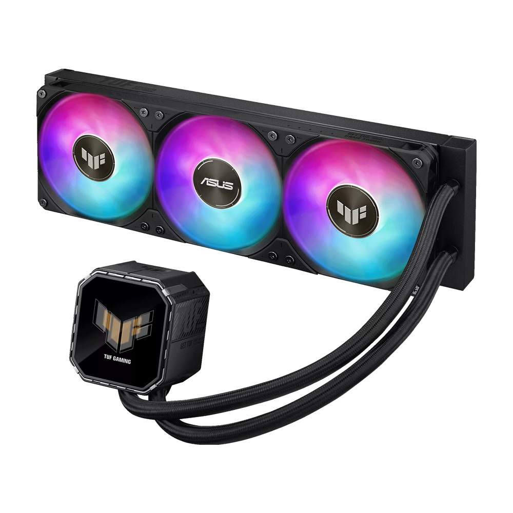ASUS TUF Gaming III 360 ARGB LCD Liquid Cooler - Black