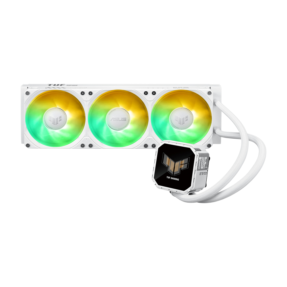 ASUS TUF GAMING III 360 ARGB LCD Liquid Cooler - White