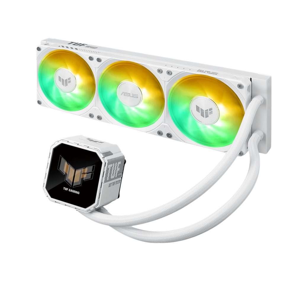 ASUS TUF GAMING III 360 ARGB LCD Liquid Cooler - White
