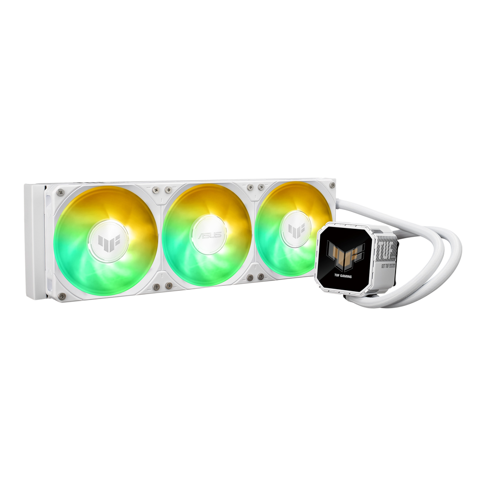 ASUS TUF GAMING III 360 ARGB LCD Liquid Cooler - White