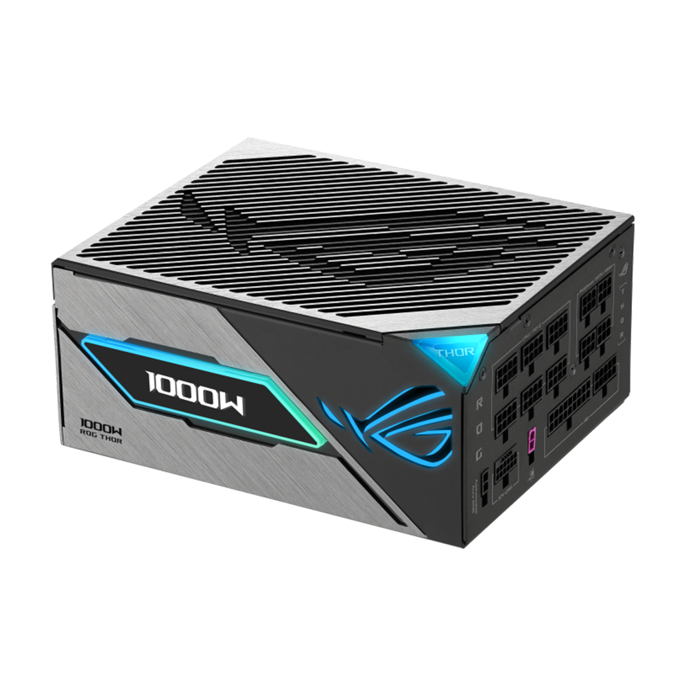 ASUS ROG Thor 1000W Platinum III 80 Plus Platinum ATX 3.1 PCIe Gen 5 Power Supply - Black