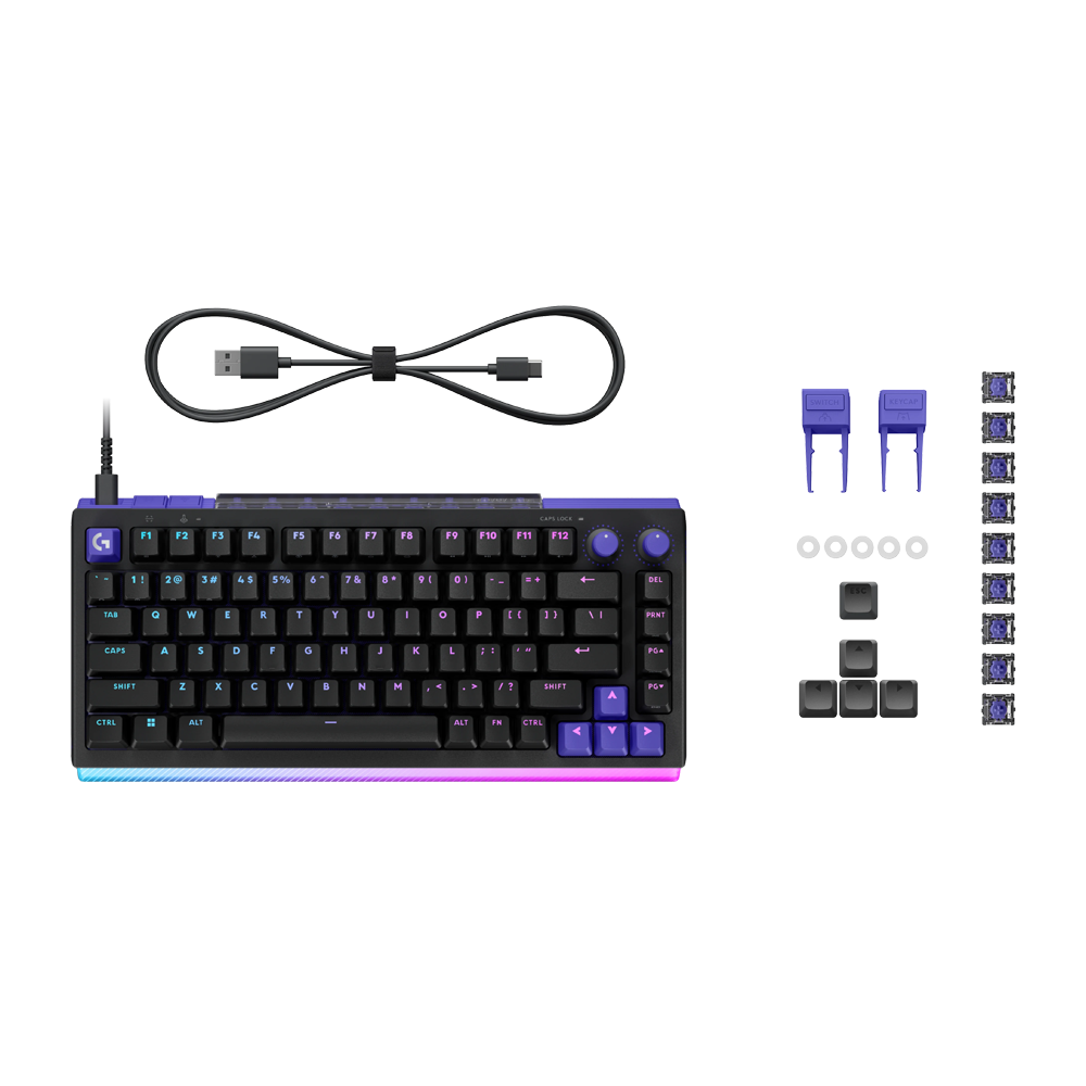LOGITECH G512 X 75 Wired Mechanical Gaming Keyboard - Black