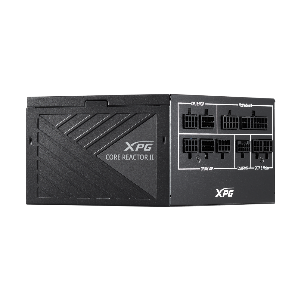 XPG CORE REACTOR II 750W ATX 3.0 80 Plus Gold Full Modular Power Supply - Black