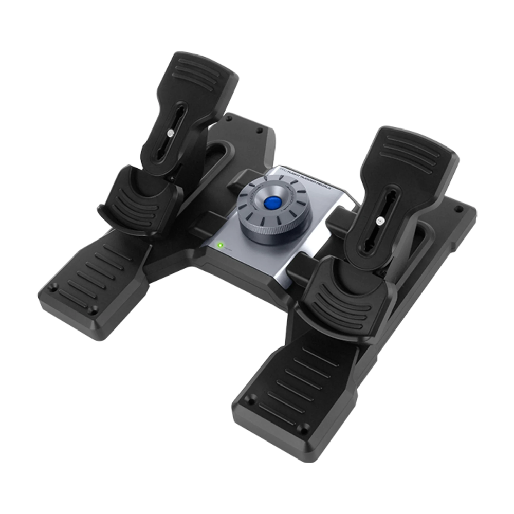 LOGITECH PROFESSIONAL SIMULATION RUDDER PEDALS WITH TOE BRAKE