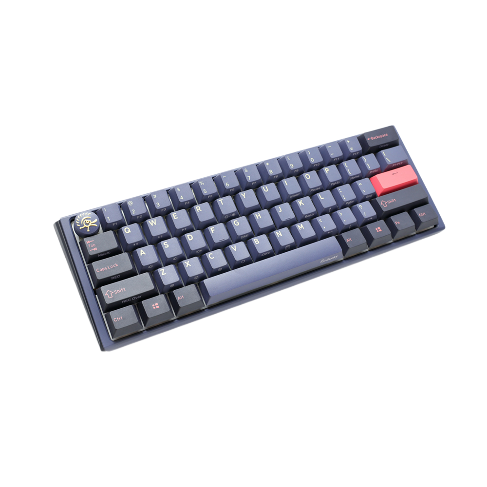 DUCKY ONE 3 MINI PBT HOT SWAP Blue Switch Cherry RGB Wired Mechanical Gaming Keyboard Arabic - Cosmic Blue