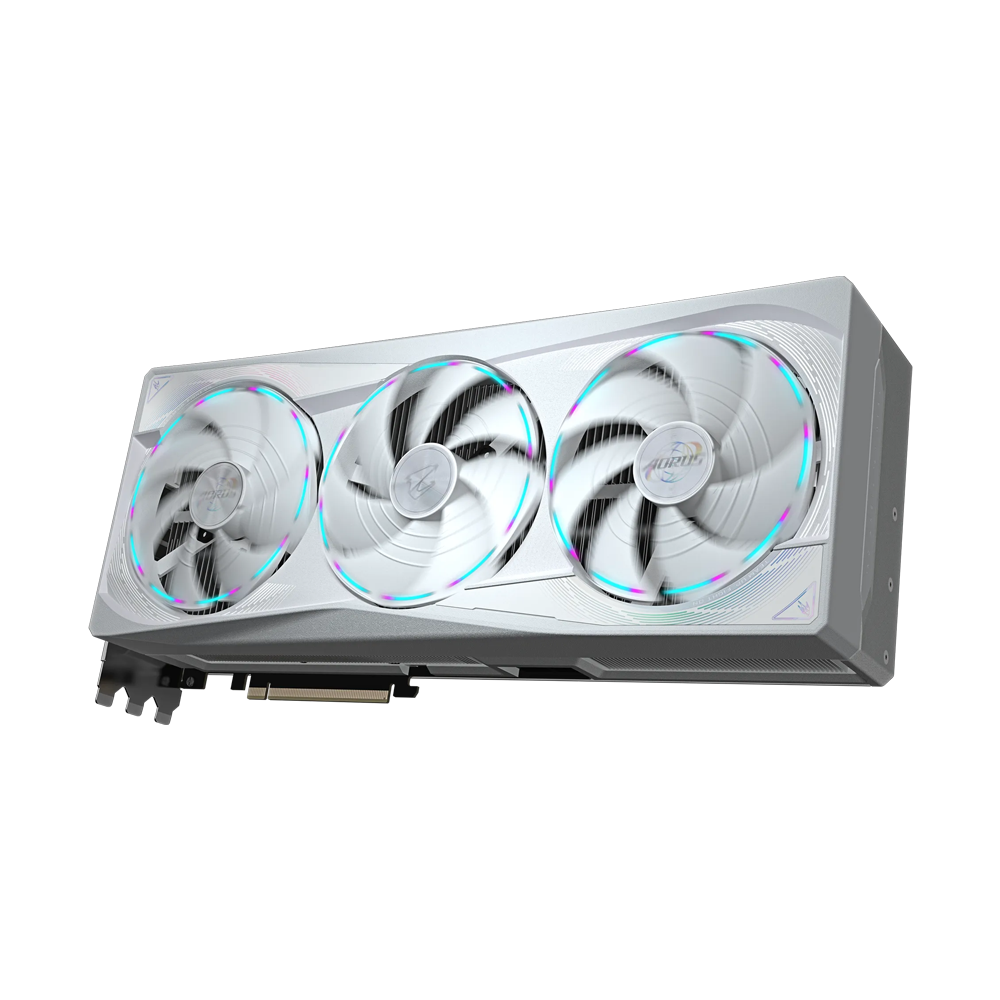 GIGABYTE AORUS NVIDIA GEFORCE RTX 5090 MASTER ICE 32GB GDDR7 DLSS 4 Graphics Card - White