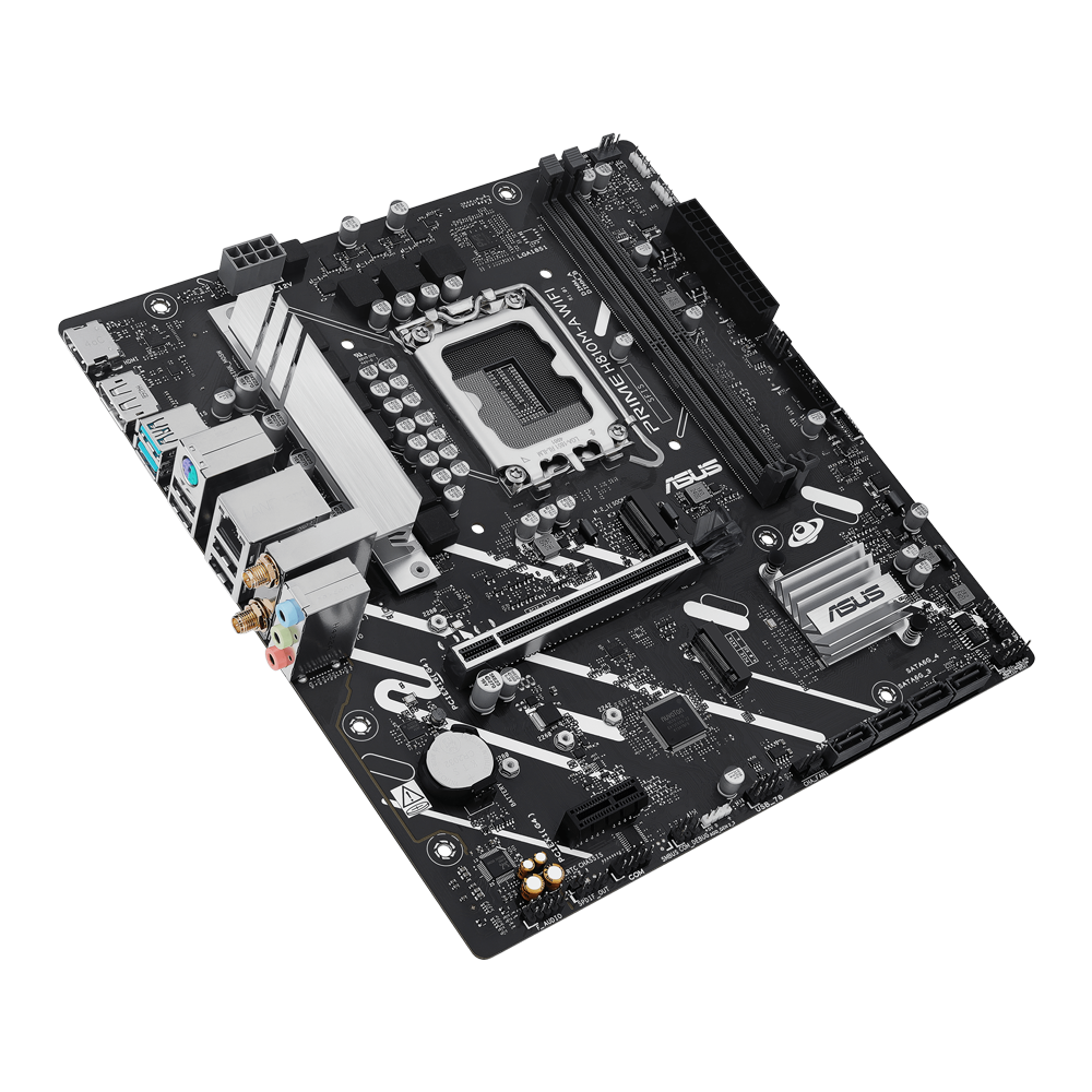 ASUS PRIME H810M-A WIFI DDR5 Motherboard - Black