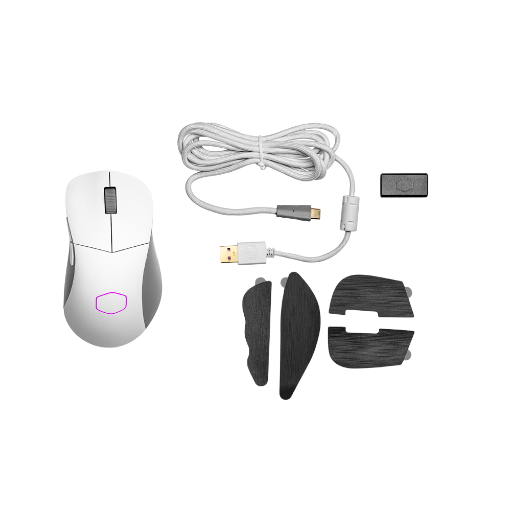 COOLER MASTER MM731 HYBRID RGB Wired Gaming Mouse - White