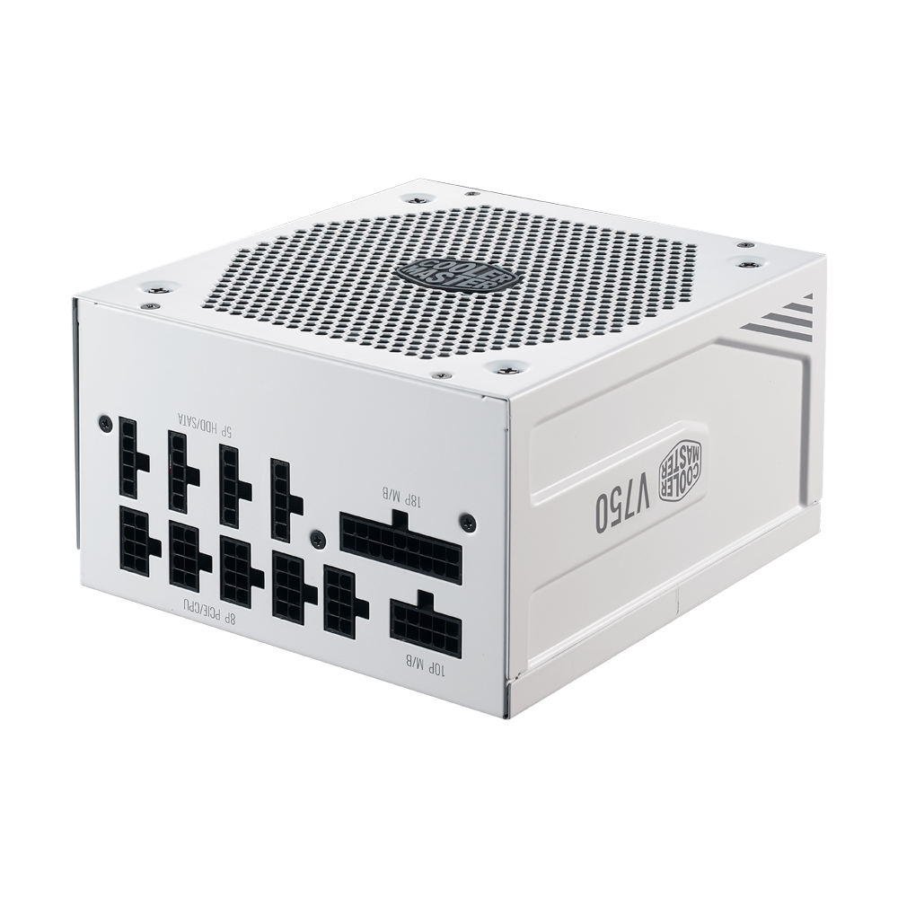 COOLER MASTER V750 750W V2 80 Plus Gold Full Modular Power Supply - White