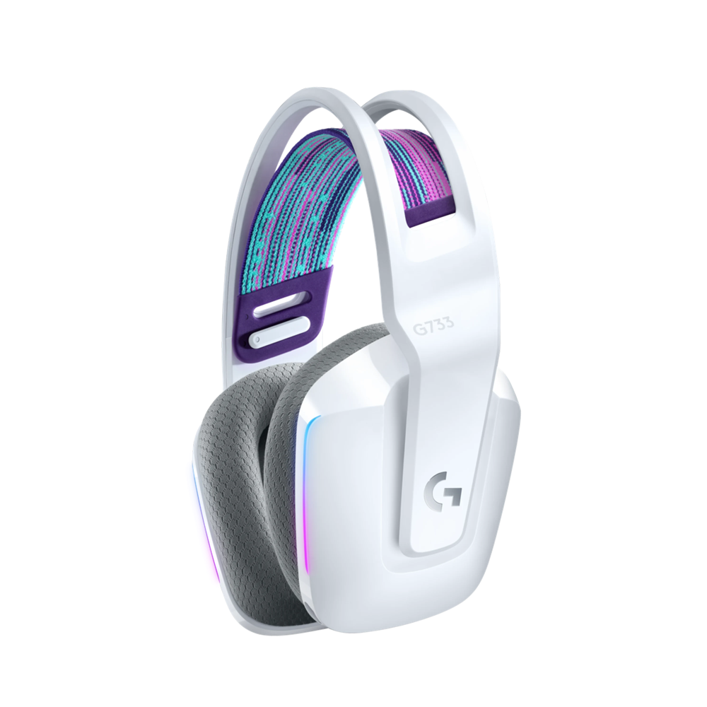 LOGITECH G733 LIGHTSPEED Wireless RGB Gaming Headset (Display Unit) - White