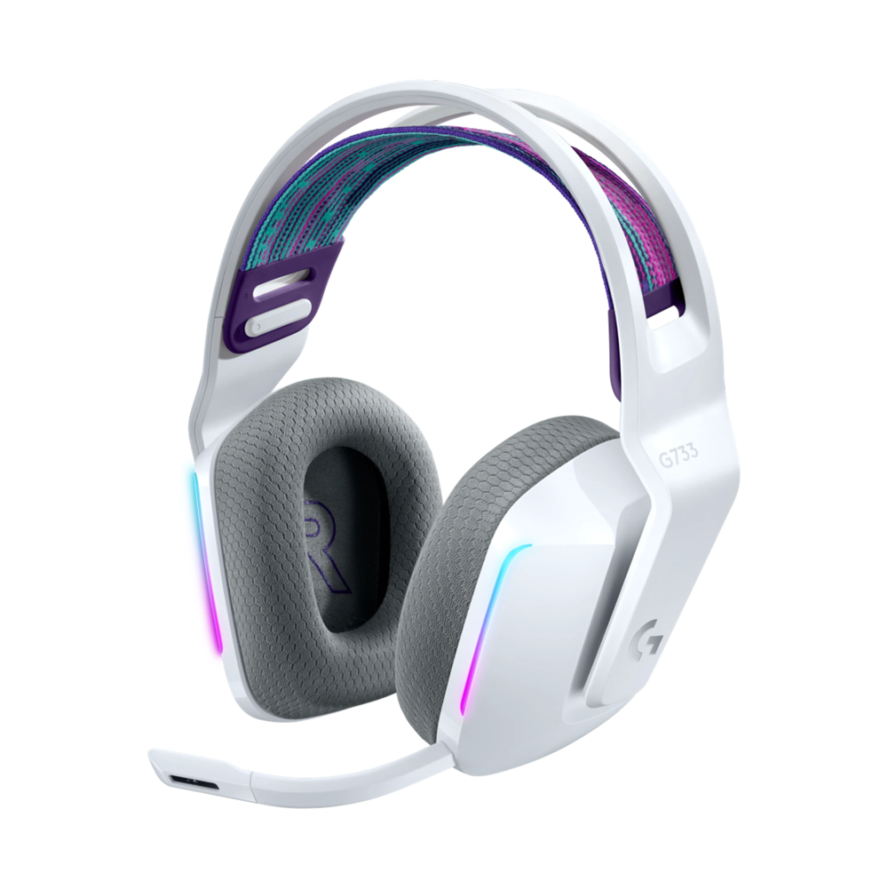 LOGITECH G733 LIGHTSPEED Wireless RGB Gaming Headset (Display Unit) - White
