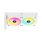 CORSAIR iCUE LINK H100i RGB AIO Liquid CPU Cooler - White