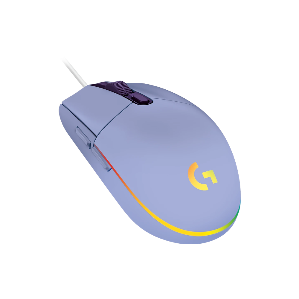 LOGITECH G203 LIGHTSYNC RGB Wired Gaming Mouse - Lilac