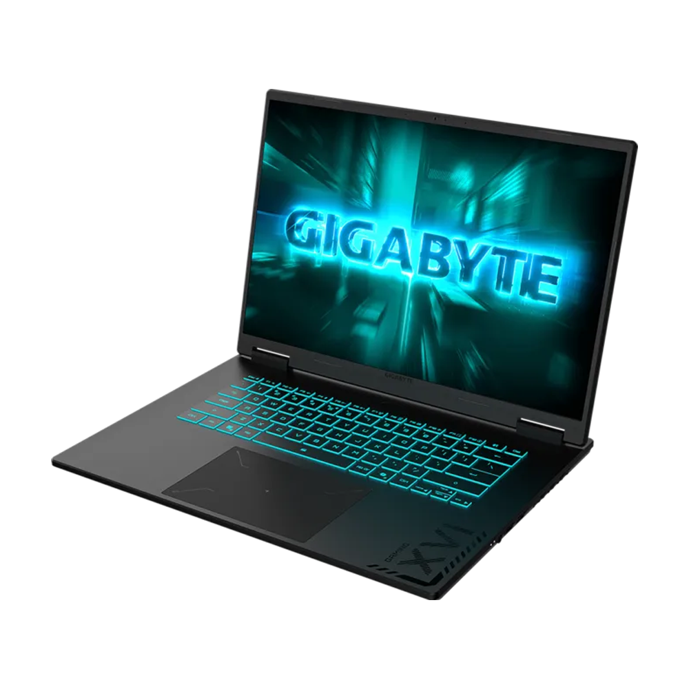 GIGABYTE GAMING A16 GA63H laptop Black (16 Inch, AMD Ryzen 7 260 , 16GB DDR5, M.2(PCIe)1TB SSD, FHD+, RTX 5060 8GB, Win 11, AR KB)