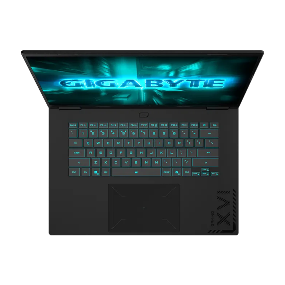 GIGABYTE GAMING A16 GA63H laptop Black (16 Inch, AMD Ryzen 7 260 , 16GB DDR5, M.2(PCIe)1TB SSD, FHD+, RTX 5060 8GB, Win 11, AR KB)