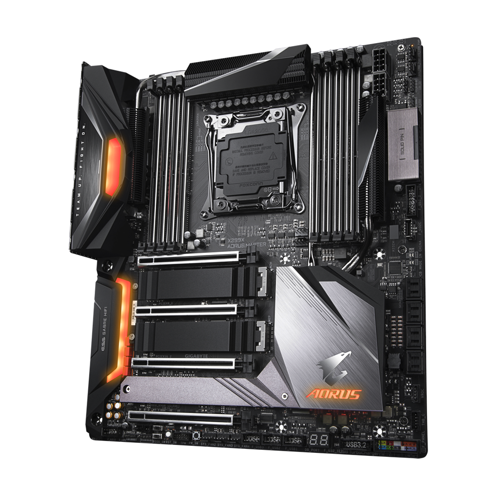 GIGABYTE X299X AORUS MASTER E-ATX Motherboard - Black