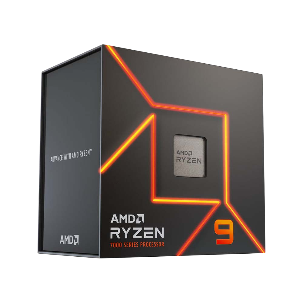 AMD CPU Desktop Ryzen 9 12C/24T 7900X(4.7/5.0 GHz Max Boost,76MB,170W,AM5) Box, With Radeon Graphics