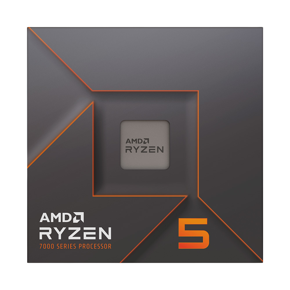 AMD CPU Desktop Ryzen 5 6C/12T 7600X(4.7/5.0 GHz Max Boost,38MB,105W,AM5) Box, With Radeon Graphics