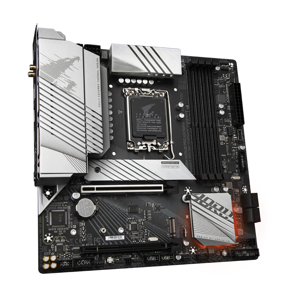 GIGABYTE B660M AORUS PRO AX DDR4 (rev. 1.2) Motherboard - Black