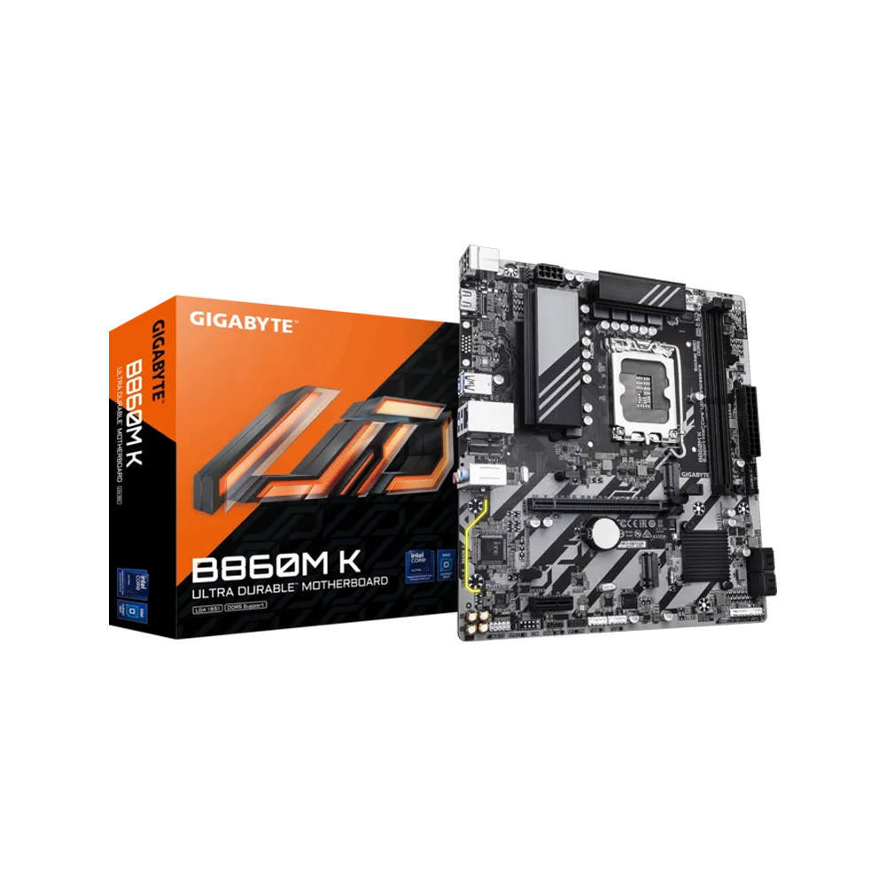 GIGABYTE B860M-K DDR5 Motherboard - Black