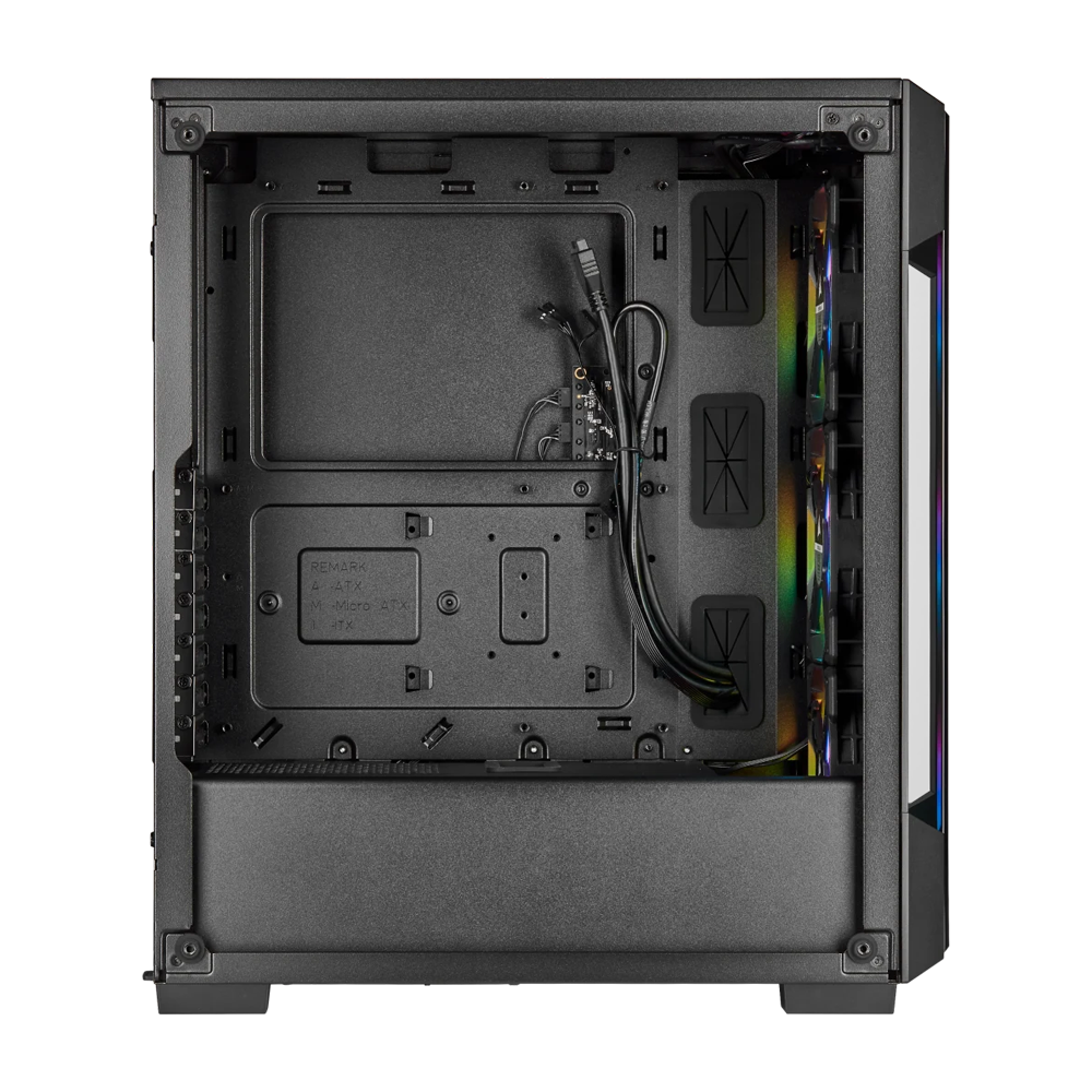 CORSAIR iCUE 220T RGB Mid Tower Case - Black