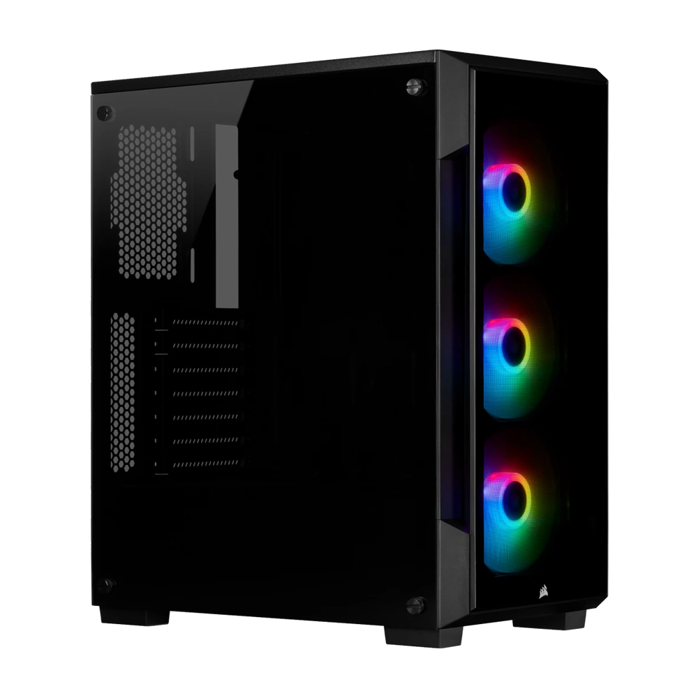 CORSAIR iCUE 220T RGB Mid Tower Case - Black